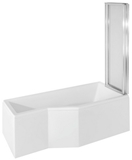 Show details for Bathtub Besco Integra 150 Right, 1500 mm x 750 mm x 555 mm, right