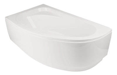 Picture of Bathtub Besco Piramida Cornea, 1400 mm x 800 mm x 550 mm, corner