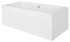 Picture of Bathtub Besco Quadro WAQ-175-PK, 1750 mm x 790 mm x 550 mm, rectangular