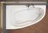 Picture of Bathtub Cersanit Joanna S301-167, 1500 mm x 950 mm x 580 mm, corner