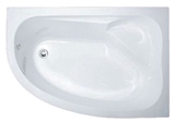 Show details for Bathtub Thema Lux XD 2006A, 1700 mm x 1000 mm x 550 mm, corner