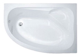 Show details for Bathtub Thema Lux XD 2006C, 1500 mm x 1000 mm x 550 mm, corner