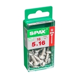 Show details for Screws for wood Spax, 5 x 16 mm, 16 pcs