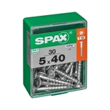 Show details for SCREW 5X40 WHITE ZN 30 PCS (SPAX)