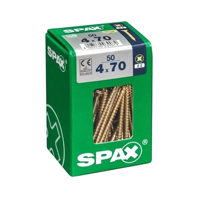 Picture of SCREW 4X70 YELLOW ZN 50 PSC (SPAX)