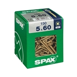 Show details for SCREW 5X60 YELLOW ZN 150 PSC (SPAX)