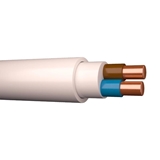 Show details for CABLE XYM-O / NYM 2X1.5 WHITE (100)