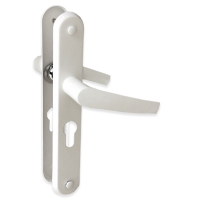 Picture of DOOR HANDLE / BUT 72MM WHITE (BARCZ)