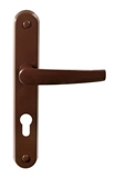 Show details for EXTERIOR DOOR HANDLE BETA 90MM BROWN (BARCZ)